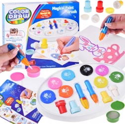 Pensulă magică cu apă Color Draw – set de pictat cu apă cu accesorii