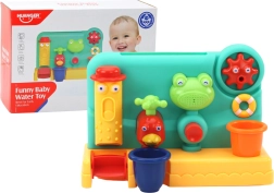 Jucărie de baie pentru copii cu fântână, broscuță și moară