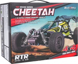 Buggy RC de curse CHEETAH 1:16 cu motor fără perii