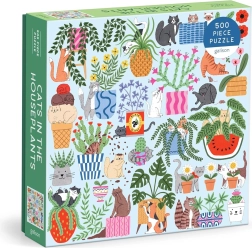 Puzzle pătrat Pisici în ghivece 500 piese GALISON