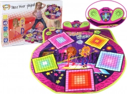 Saltea de dans pentru copii cu lumini și sunete, 91cm x 93cm