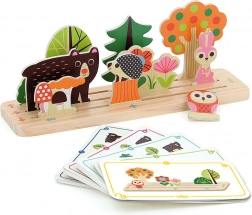 Vilac Joc logic din lemn Construiește-l corect Pădurea