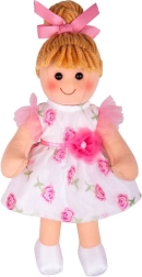 Păpușa din material textil Bigjigs Toys Megan 34 cm