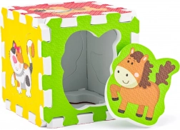 Puzzle de spumă cu animăluțe