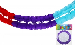 Ghirlandă din hârtie colorată 3 m