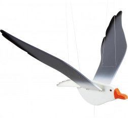 Decorațiune agățată din lemn Pescăruș