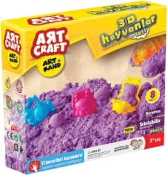 ART CRAFT nisip kinetic cu animăluțe 500 g