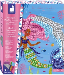 Janod mozaic sirene și delfini maxi