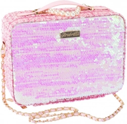 Geantă albă pentru machiaj