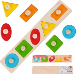 Puzzle din lemn Montessori Clasic Lume