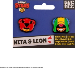 Set de pini Brawl Stars – Nita și Leon