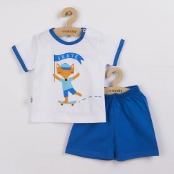 Set pentru bebeluși tricou și pantaloni scurți New Baby vulpiță