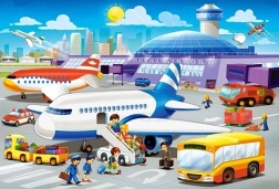 Puzzle maxi 40 de piese – ZIUA LA AEROPORT