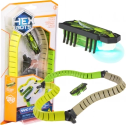 Hexbug Nano Flash set de pornire – gândac robotic verde cu pistă flexibilă