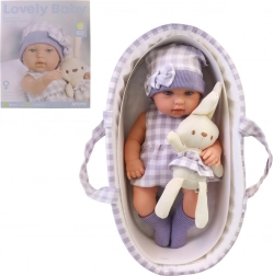 Păpușă cu animăluț 33 cm
