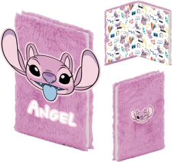 Caiet tip agendă cu inele din pluș Lilo & Stitch – Angel