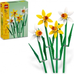 LEGO Narcise – narcise galbene și albe pentru vază