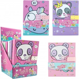 Agendă A5 cu încuietoare cu cod