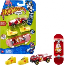 Colecția de colecție Hot Wheels cu mini skateboard și pantofi