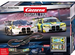 Pistă auto Carrera Digital 132 Pole Position 5,7 m cu mașini BMW M4 GT3