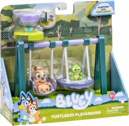Bluey set de joacă leagăne cu țestoasă și figurina Bingo