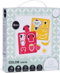 Gagagu învățarea culorilor – puzzle educativ din lemn pentru copii