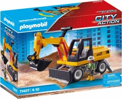 Set de construcție cu figurine City Action - excavator