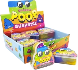 Plastilină care pârâie în formă de căcuță