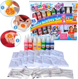 Aqua Gelz set creativ mega cu 13 culori de gel