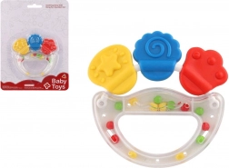 Zornăitoare și inel gingival din plastic și silicon pentru cei mici