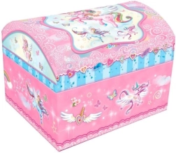 Cutie muzicală cu motiv de unicorn