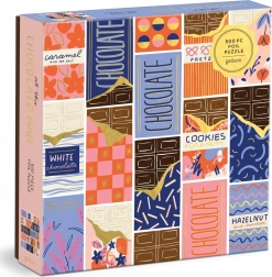 Galison puzzle pătrat în bară de ciocolată, 500 piese
