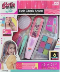 Studio de coafură cu cretă pentru păr