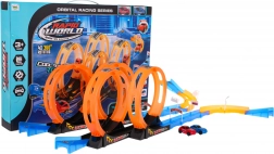 Pistă de curse Bucla de Foc cu mașinuțe, 38 piese