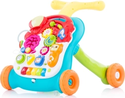 CHIPOLINO antemergător interactiv și masă de joacă 2 în 1 – verde