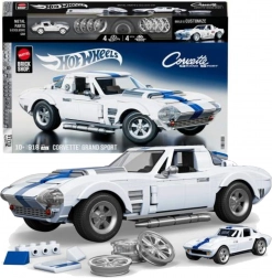 Hot Wheels Brick Shop Corvette Grand Sport set de construcție 1:16, 918 piese