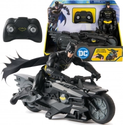 Figurină Batman 30 cm și motocicletă RC Batcycle