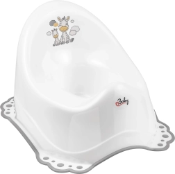 Maltex oliță cu anti-alunecare Zebra – alb/gri