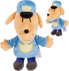 Jucărie de pluș DOG MAN polițist 24 cm