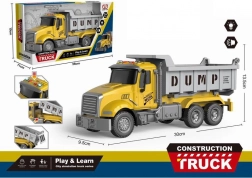 camion basculant cu lumină și sunet