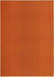 Mapă transparentă A4 tip L din PVC, roșie, 140 microni