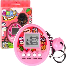 Breloc Tamagotchi Pet Egg roz roz – joc electronic pentru copii
