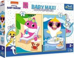 Puzzle pentru copii Baby Shark 2x10 piese Ziua veselă a rechinului
