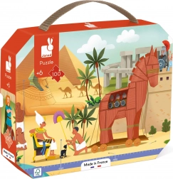 Puzzle panoramic în valiză antichitate și mitologie 100 piese