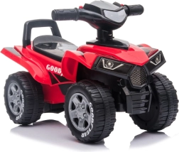 Mașinuță de împins pentru copii, tip ATV, cu lumini LED și sunete – Roșie