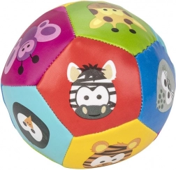 Mingiuță moale colorată cu animăluțe