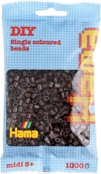 Mărgele termoadezive maro 5 mm – 1000 buc