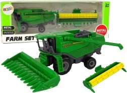 Combine harvester verde cu unitate suplimentară – jucărie pentru copii