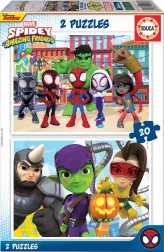 Educa Puzzle Spidey și prietenii săi uimitori 2x20 piese