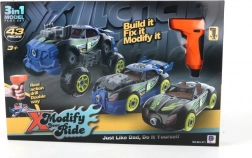 Set de construcție auto 3 în 1 cu șurubelniță și bormașină pentru copii